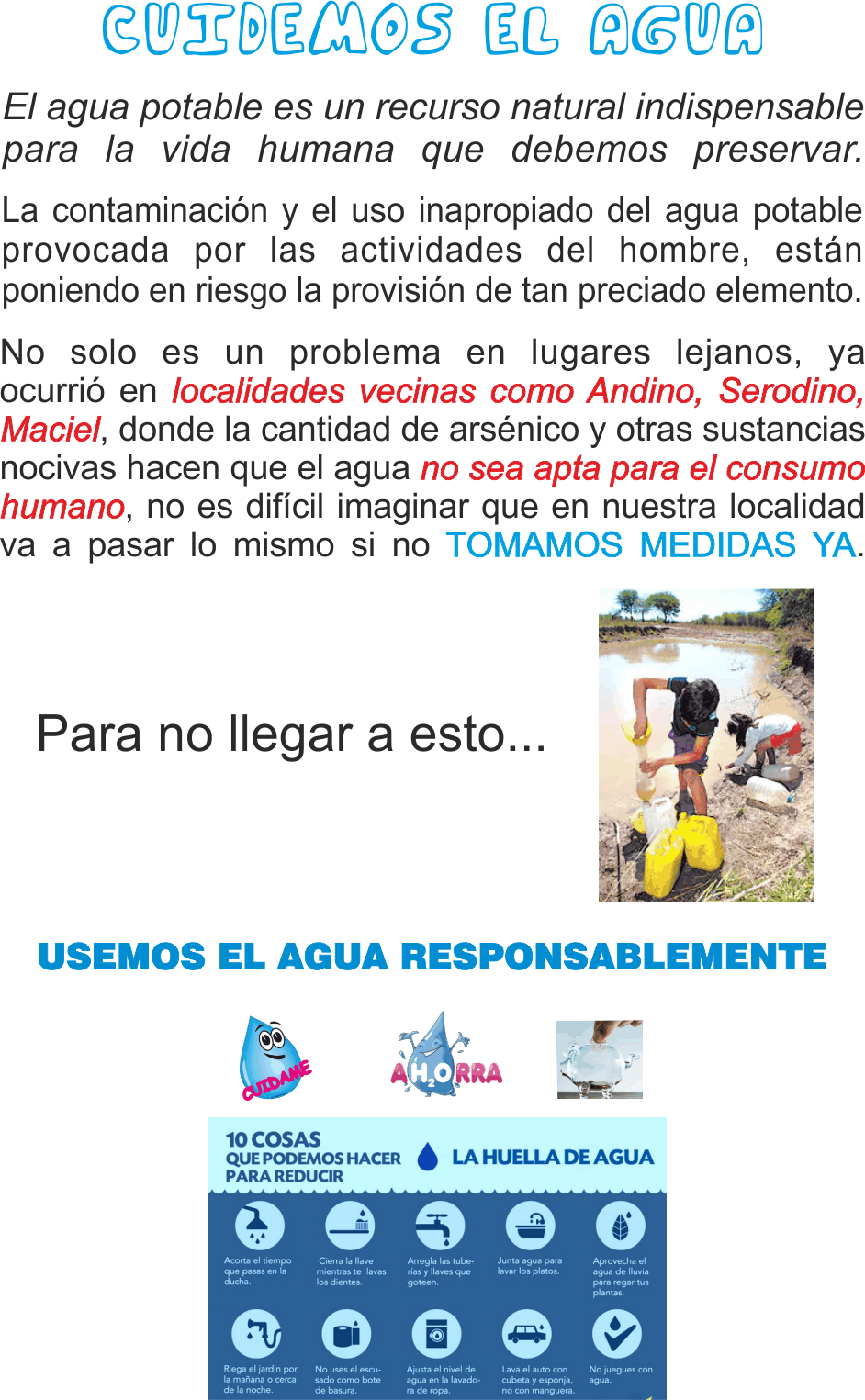 Cuidemos el Agua